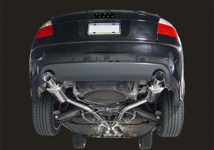 AWE Track Edition Exhaust for B6 A4 3.0L - Polished Silver Tips
