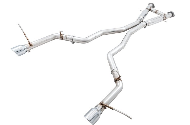 AWE Track Edition Exhaust for Jeep Grand Cherokee SRT - Chrome Silver Tips
