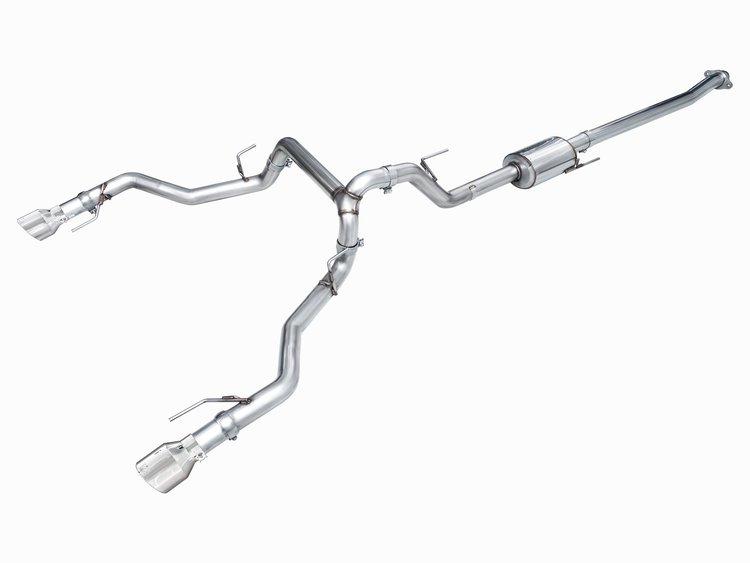 3020-32402 0FG Non-Resonated Cat-back Exhaust Fits Select Ford F-150 Tremor