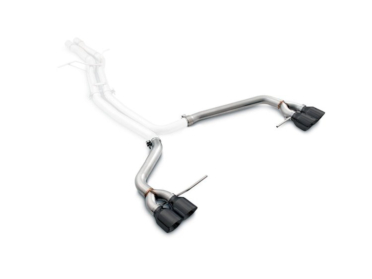 AWE Track Edition Exhaust System for Porsche Macan S / GTS / Turbo - Diamond Black 102mm Tips