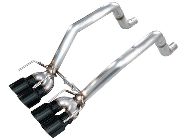 3020-43662 Track Edition Axle-Back Exhaust System for 2009-2013 Chevrolet Corvette C6 6.2L [Diamond Black Tips]