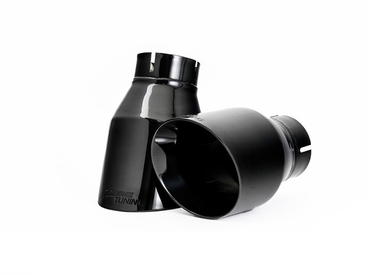 AWE SwitchPath Exhaust for B9 A4, Dual Outlet - Diamond Black Tips (includes DP and SwitchPath Remote)