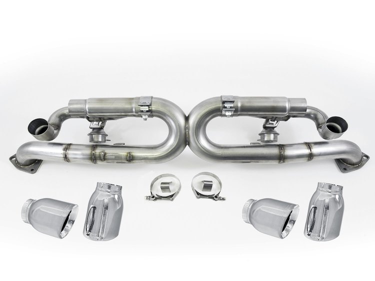 AWE SwitchPath Exhaust for Porsche 991 - PSE cars - Chrome Silver Tips