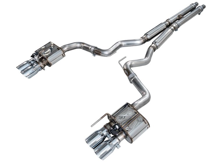 3025-42550 SwitchPath Cat-back Exhaust for 2018-2023 Ford Mustang