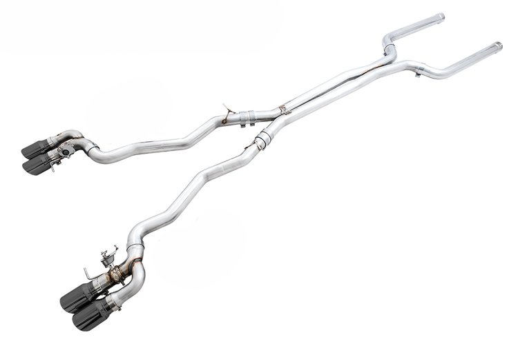 AWE SwitchPath Catback Exhaust for BMW F90 M5 - Diamond Black Tips
