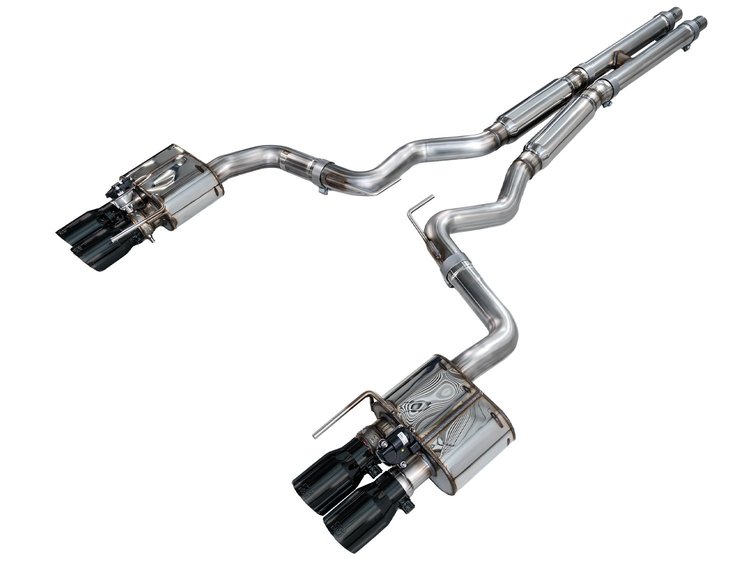 3025-43550 SwitchPath Cat-back Exhaust for 2018-2023 Ford Mustang GT