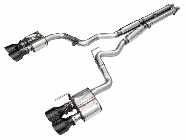 3025-43551 SwitchPath Exhaust Fits Select Ford Mustang S550 Mach1