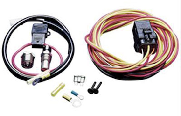 FAN.FHP185NB Fan Harness Kit w/ 165/185-Degree Thermostat, w/o Bung