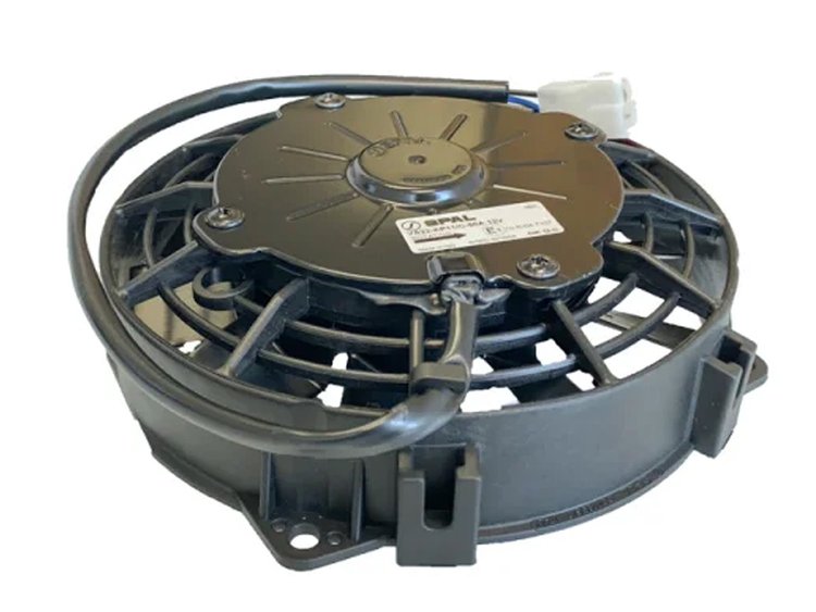 FAN.FHP34107 SPAL High-Performance Electric Fan, 12 V, 5.2 in. Puller, Low-Profile
