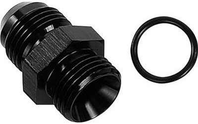 FIT.10ORB-12AN 10 ORB Male to -12 AN, Black Anodized, Viton O-Ring