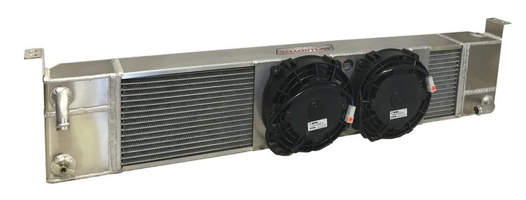ICA.CTS.0915.TPF Jumbo' Triple-Pass Heat Exchanger, 2009-2015 Cadillac CTS-V, w/ 2 Fans