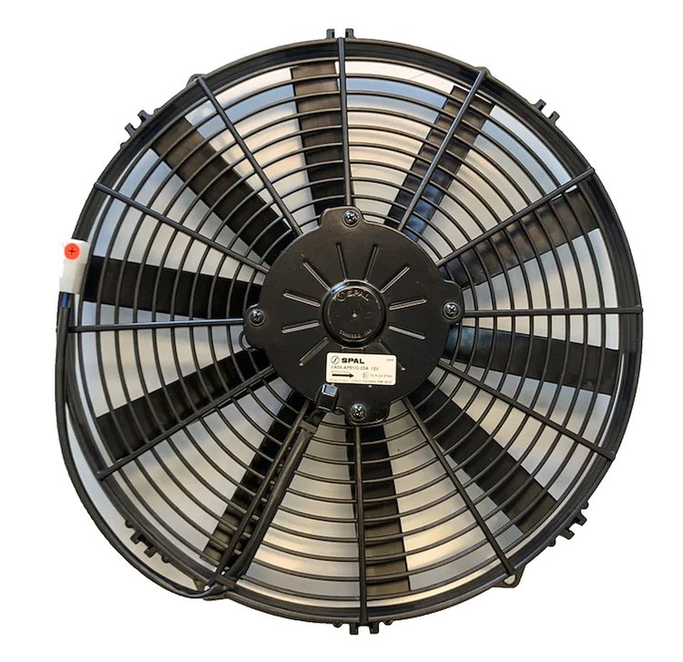 FAN.FHP34114SPA SPAL High-Performance Electric Fan, 12 V, 14 in. Puller, Standard Blade