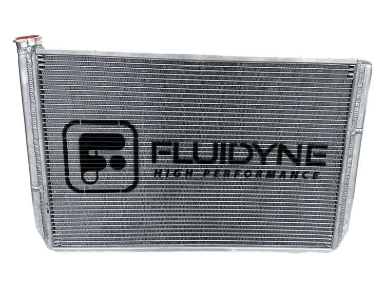 RGM.SLM.CLOSED.TP Super Late-Model Triple-Pass 3-Row Aluminum Radiator, GM Engine, Closed Style Cooling System, Radiator Only
