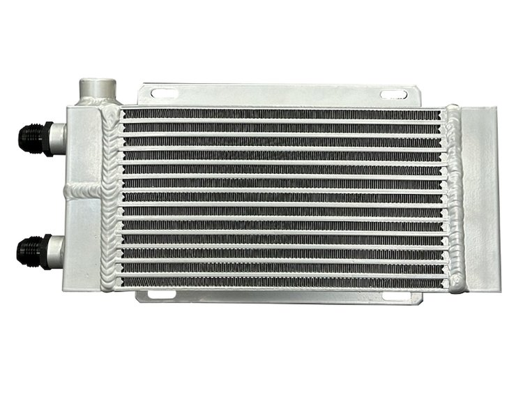 OGEN.DB-30417 Dual-Pass Bar-Plate 416/417 Series Oil Cooler, 15 in. x 6.375 in. x 3 in., w/ 12 AN Fittings