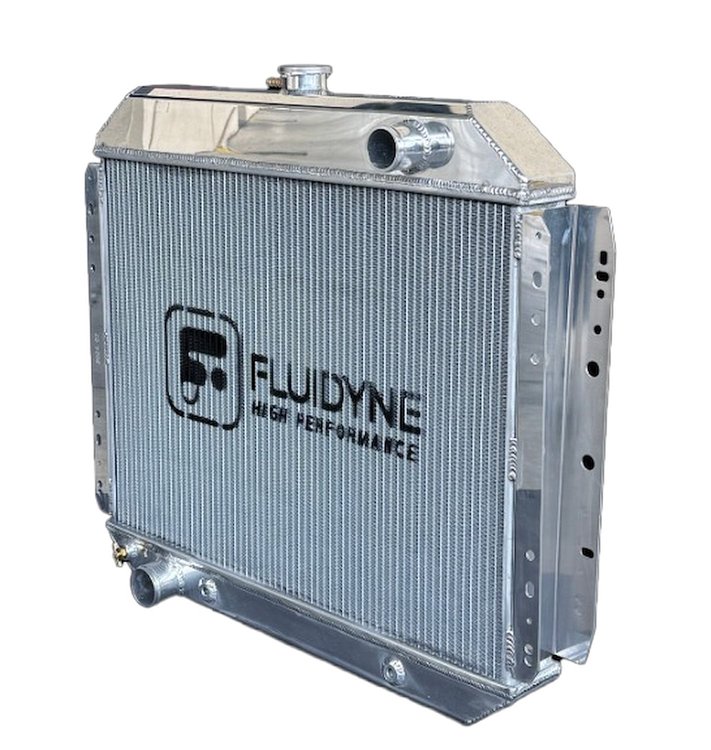 RFD.3R2925.A 3-Row Aluminum Radiator for 1966-1979 Ford F-100, F-150, F-250, F-350 I6 or V8 [Automatic, 29 in. x 25 in.]