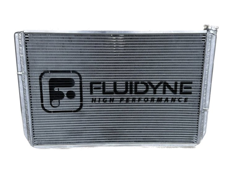 RFD.SLM.OPEN.TP Super Late-Model Triple-Pass 3-Row Aluminum Radiator, Ford Engine, Open Style Cooling System, Radiator Only