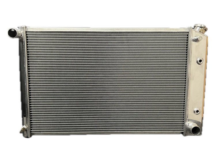 RGM.2R3119.A 2-Row Aluminum Radiator, 1982-1992 GM Camaro/Firebird, Automatic, Polished, 31 in. x 19 in.