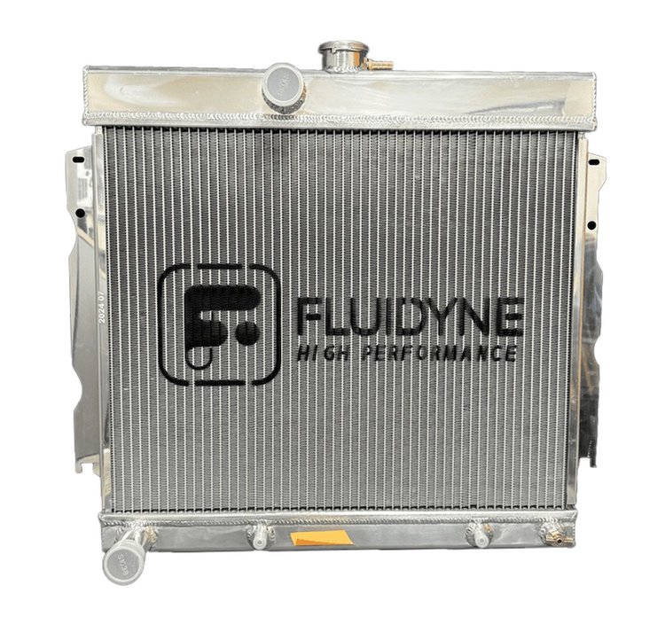 RMO.3R2623.A 3-Row Aluminum Radiator, 1964-1969 Dodge/Plymouth, Automatic, Polished, 26 in. x 23 in.