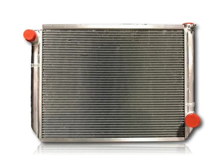 RRA.LMD Late-Model Dirt 3-Row Triple-Pass Aluminum Radiator 27 in. x 18 in. x 2 in.