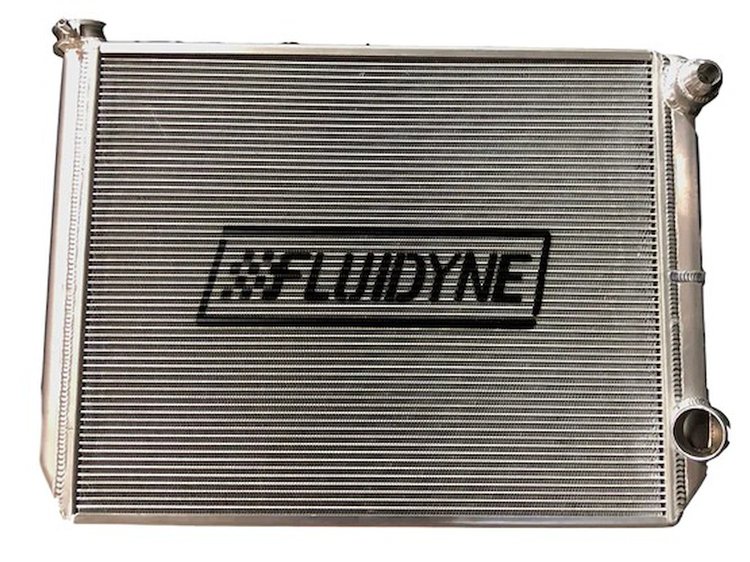 RRA.LMS Late-Model Stock 3-Row Double-Pass Aluminum Radiator 27 in. x 18 in. x 2 in.