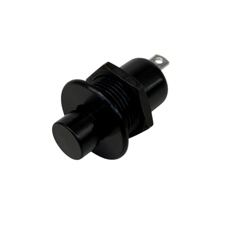 3108-SBLK Snap Action Button [Black, Momentary Push Button Switch]