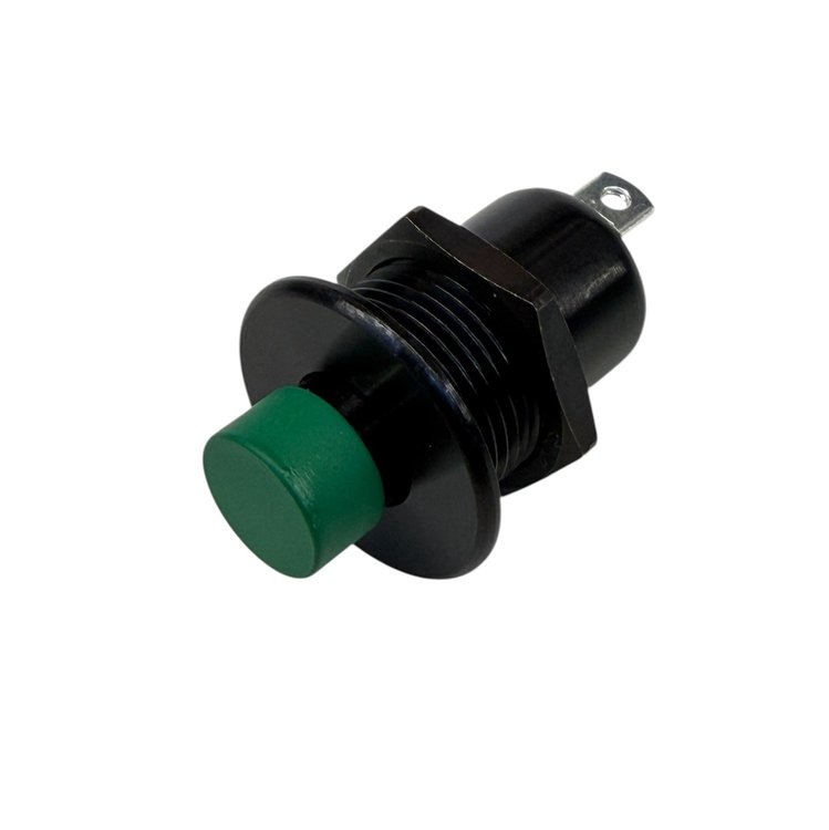 3108-SGRN Snap Action Button [Green, Momentary Push Button Switch]