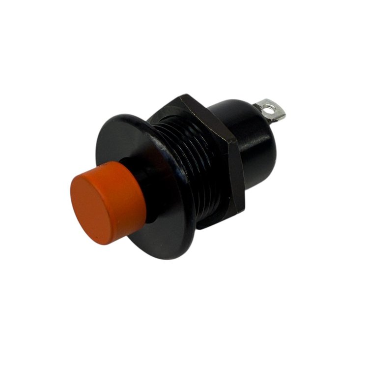 3108-SORG Snap Action Button [Orange, Momentary Push Button Switch]