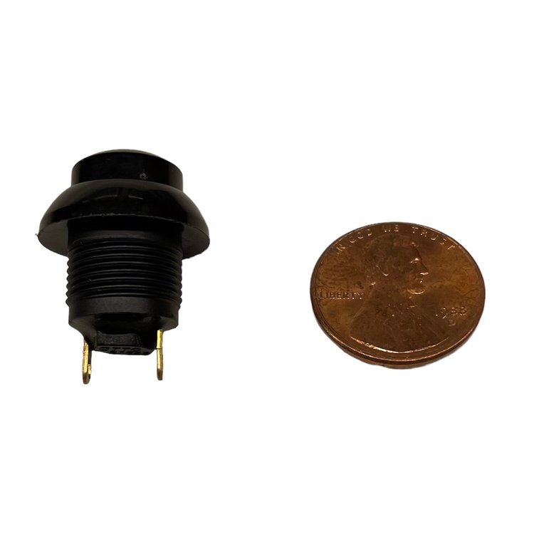 3109-4BLK Momentary Push Button [Black]