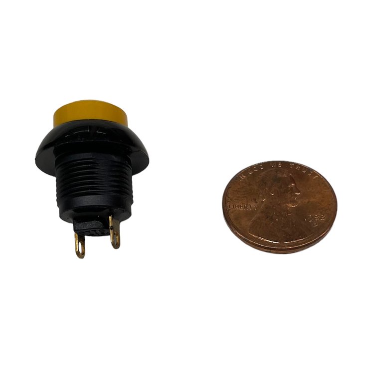 3109-4YEL Momentary Push Button [Yellow]