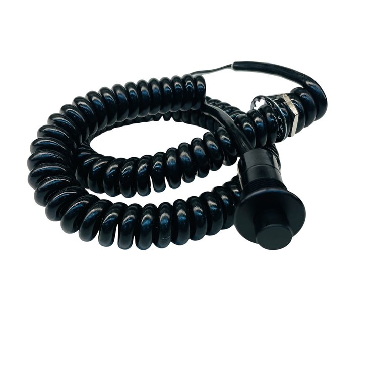 3109-SBLK Snap Action Corded Button [Black, Momentary Push Button Switch, Corded]