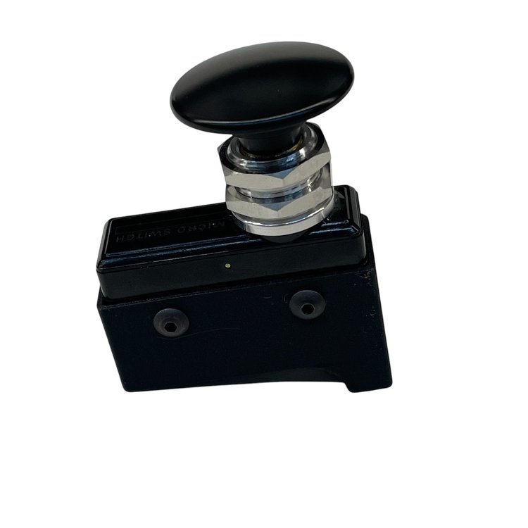 3111-MBLK-L Crusher Transbrake Button [Black Mushroom Left Side]