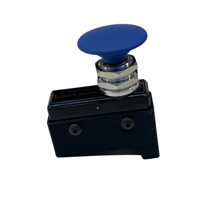 3111-MDBL-R Crusher Transbrake Button [Blue Mushroom Right Side]
