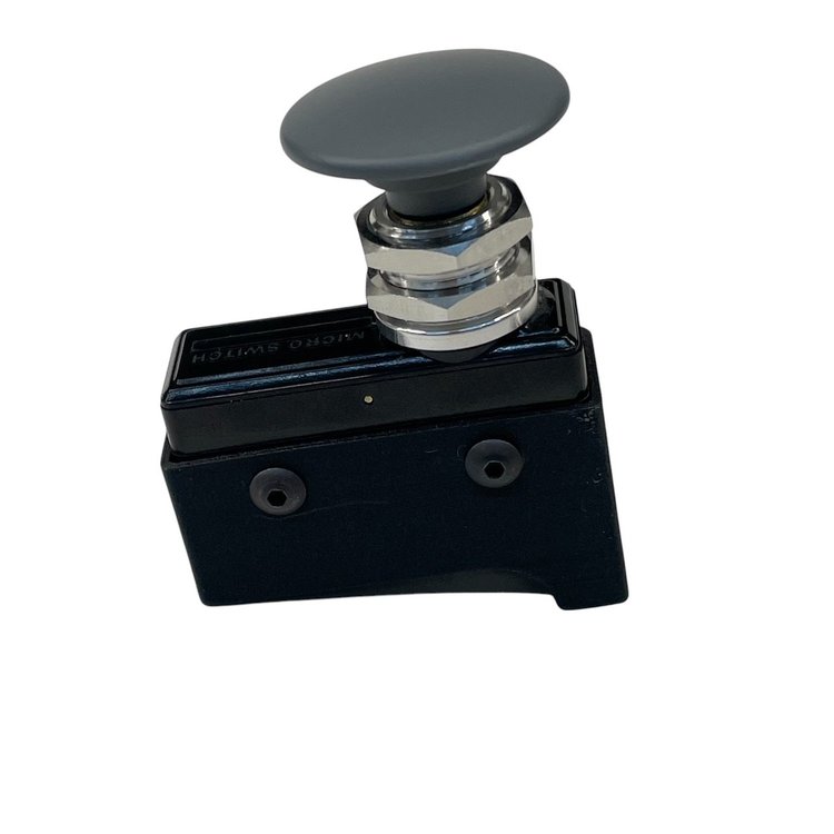 3111-MGRY-R Crusher Transbrake Button [Grey Mushroom Right Side]