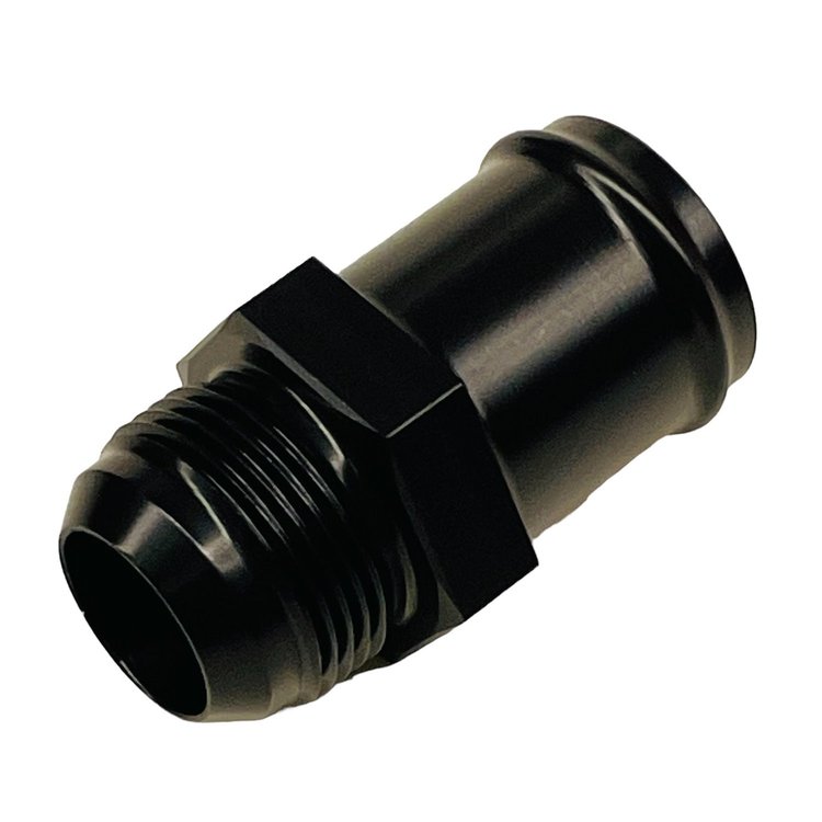 3516-1250-MB Male AN To Radiator Hose -16 AN To 1.250 in. Hose [Black Anodized]