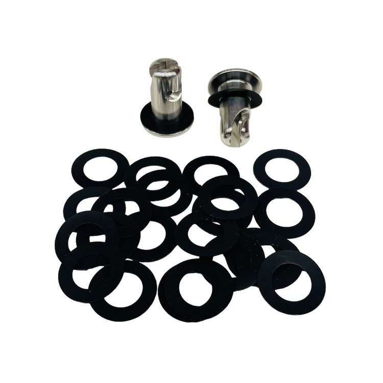 4102-025B Quarter Turn Fastener Washers [5/16 Flat, Black, Set of 25]