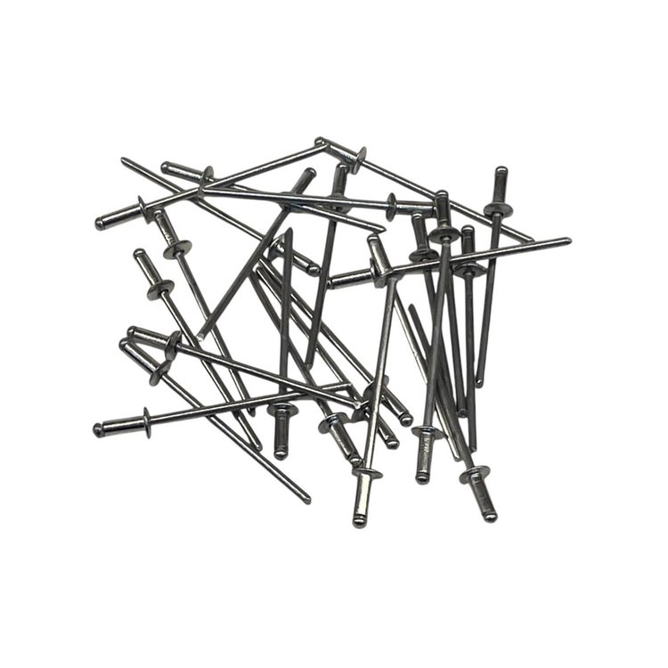 4140-025R Pop Rivets [3/32 in. Diameter X 0.063 in.-0.125 in. Grip, With 0.250 in. Diameter Head, Raw Aluminum, Set of 25]