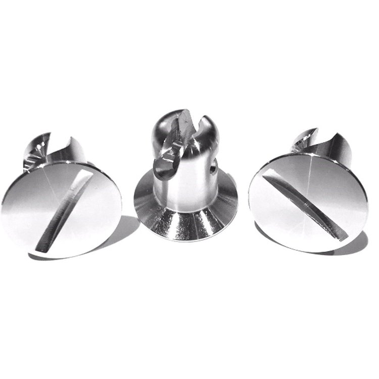 Quarter-Turn Fasteners Slotted Flat Head, Raw Finish