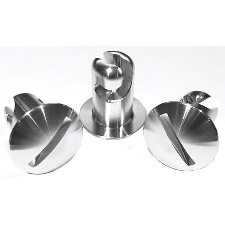 Quarter-Turn Fasteners Slotted Dome Head, Raw Finish