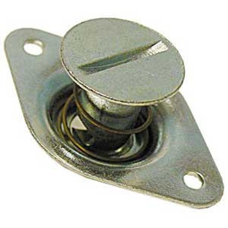4450-450E Quarter Turn Self Eject Fastener [Large Slot Head, Steel, 7/16 in. Diameter X 0.450 in. Grip, Set of 50]