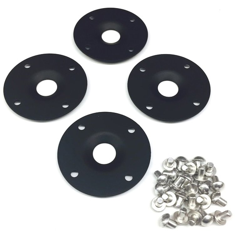 Round Quarter Turn Fastener Doubler Plates 1.750"