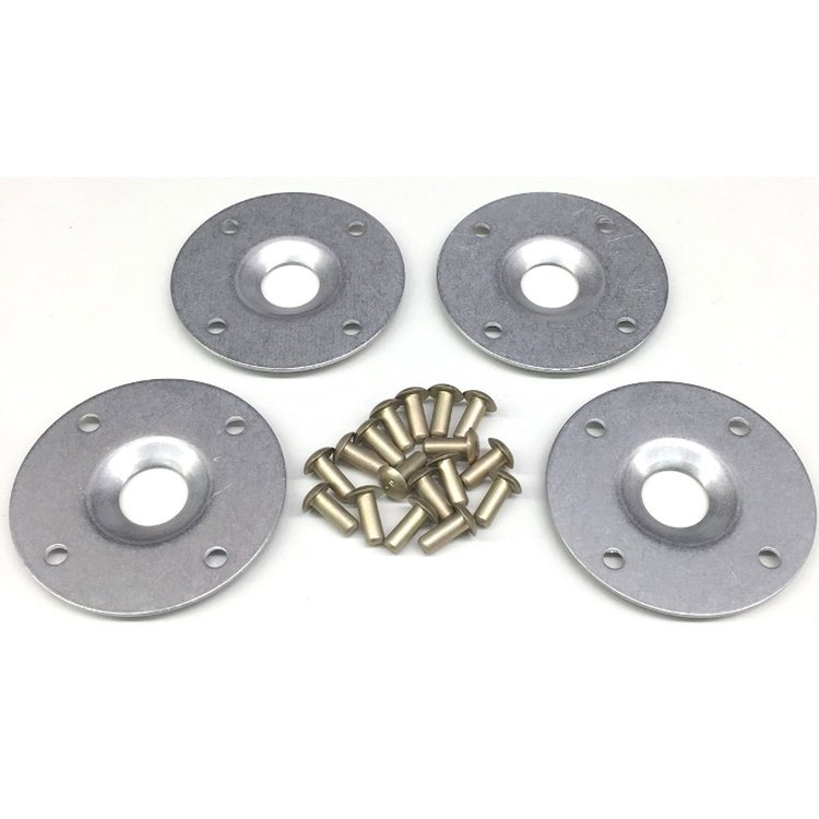 Round Quarter Turn Fastener Doubler Plates 1.750"