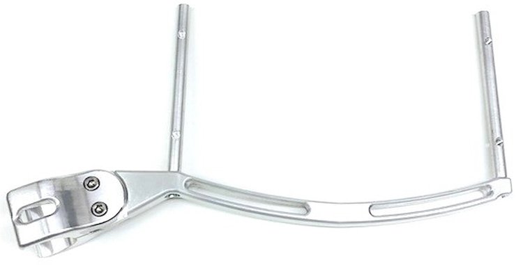 "Lite" Clamp-On Dial Board Bracket Fits 1.125 in. Roll Bars Raw