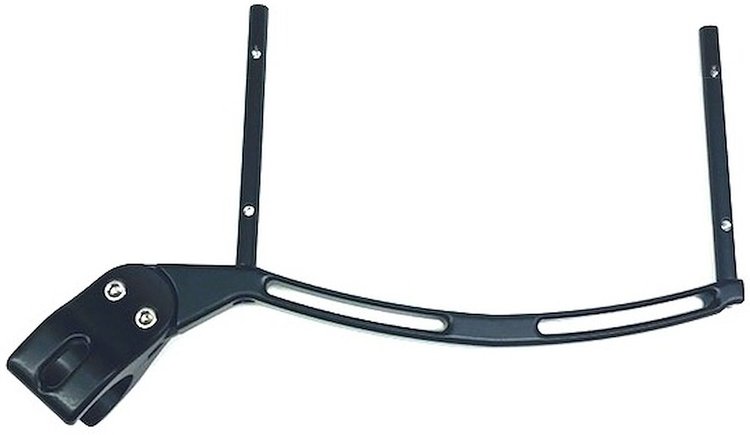 "Lite" Clamp-On Dial Board Bracket Fits 1.5" Roll Bars Black