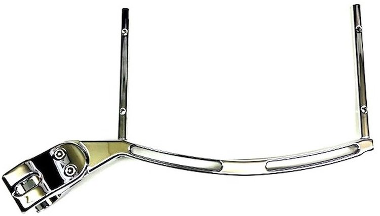 "Lite" Clamp-On Dial Board Bracket Fits 1.5" Roll Bars Chrome