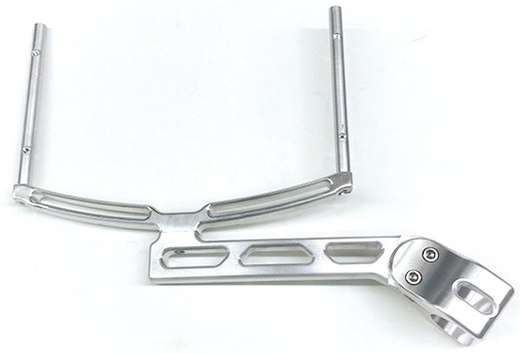 Clamp-On Roll Bar Dial Board Bracket Fits 1.125 in. Roll Bars Raw