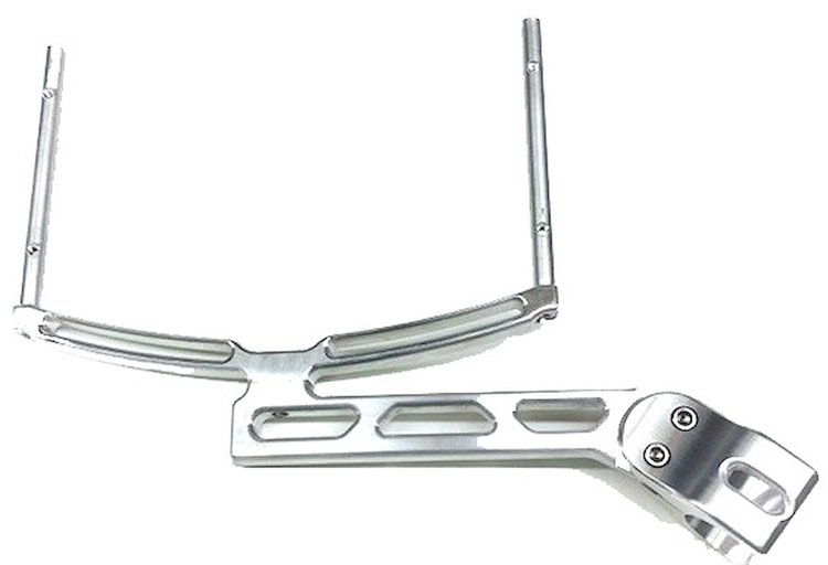 Clamp-On Roll Bar Dial Board Bracket Fits 1.625" Roll Bars Raw