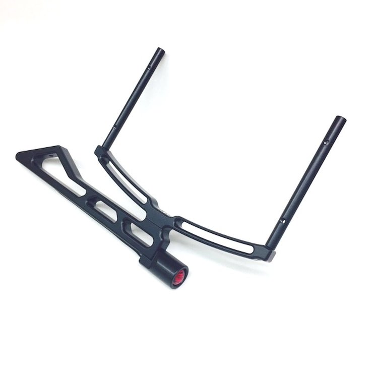 Dial-In Board Bracket Black Finish with Light