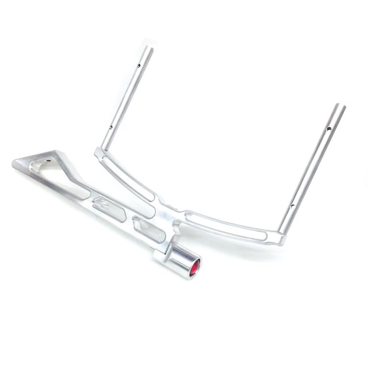 Dial-In Board Bracket Polished Aluminum Finish with Light