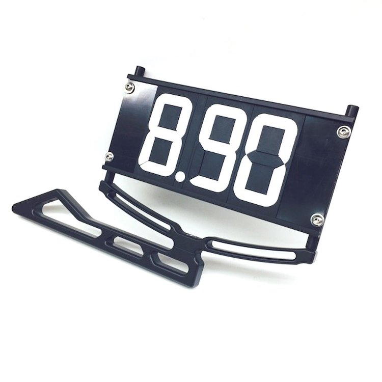 Dial-In Board Bracket Black Finish with Flip-A-Dial