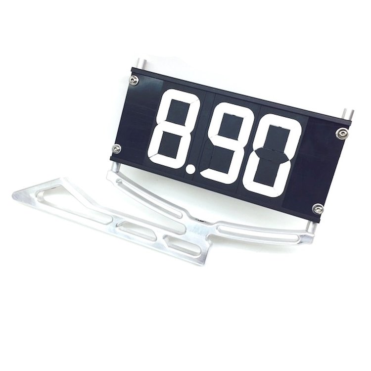 Dial-In Board Bracket Aluminum Finish with Flip-A-Dial